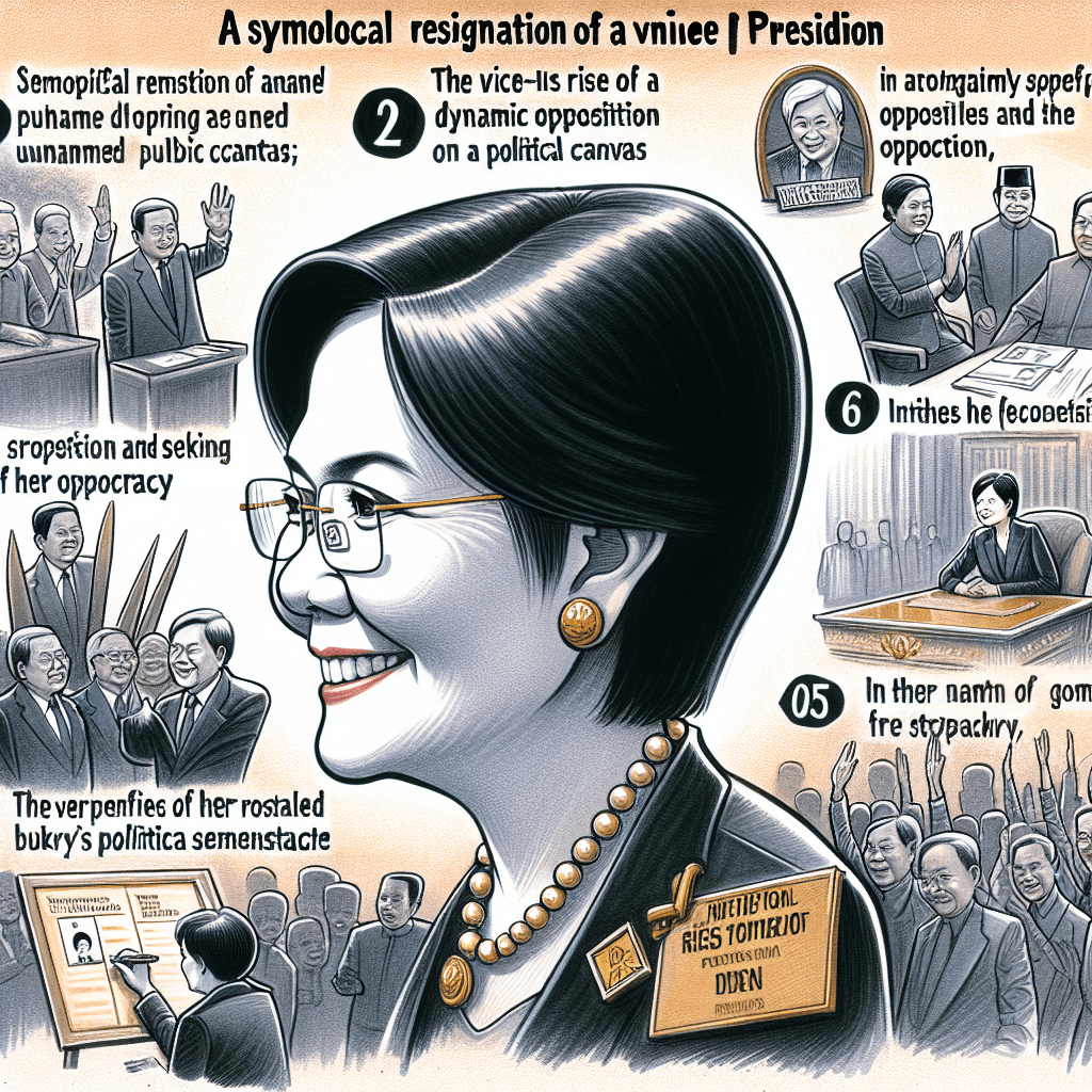 A Strategic Exit: How Sara Duterte’s Resignation Could Reshape Philippine Politics