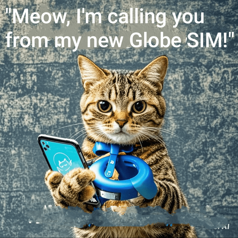“Meow, I’m calling you from my new Globe&nbsp;SIM!”