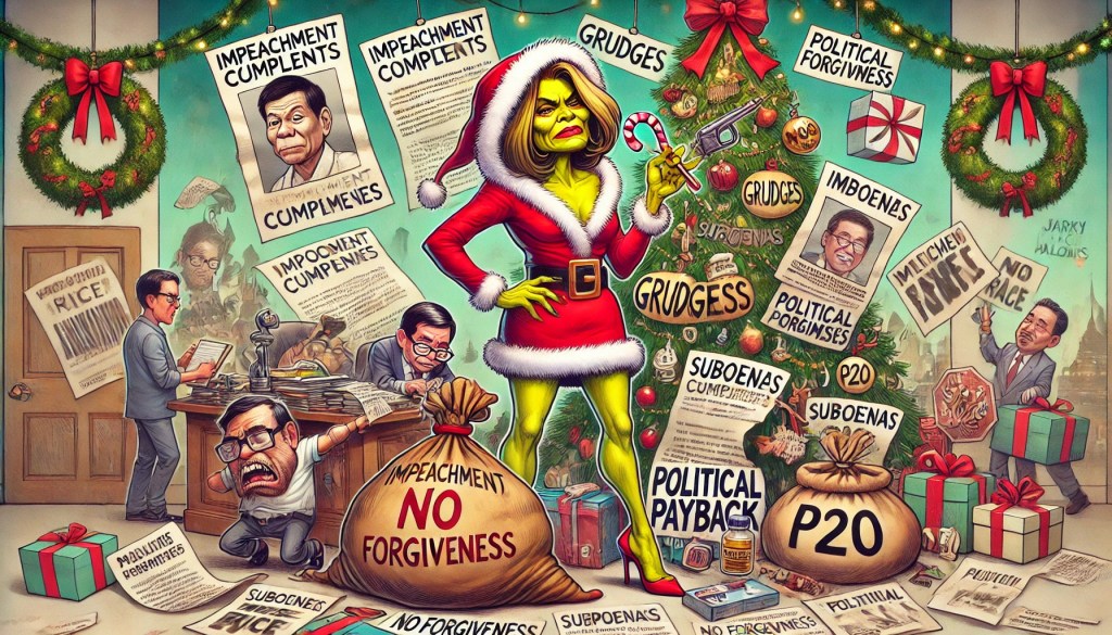 Impeachment Bells, Marcos Spells: Sara’s Yuletide Revenge