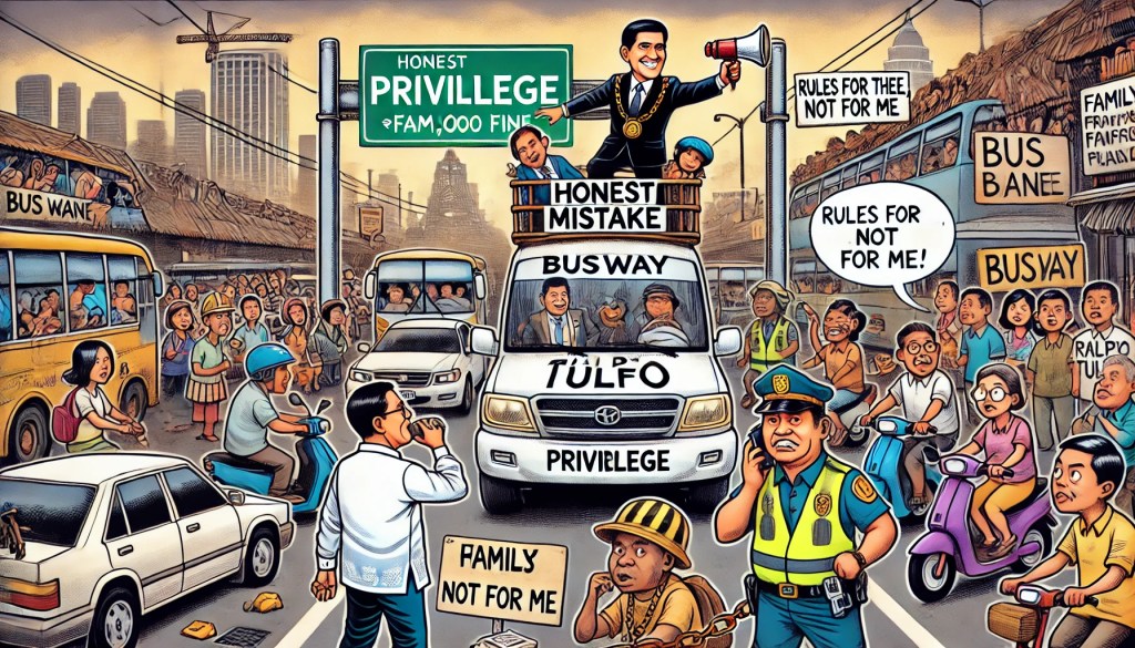 Rules for Thee, Not for Me: The Tulfo Busway Controversy and the Erosion of Accountability