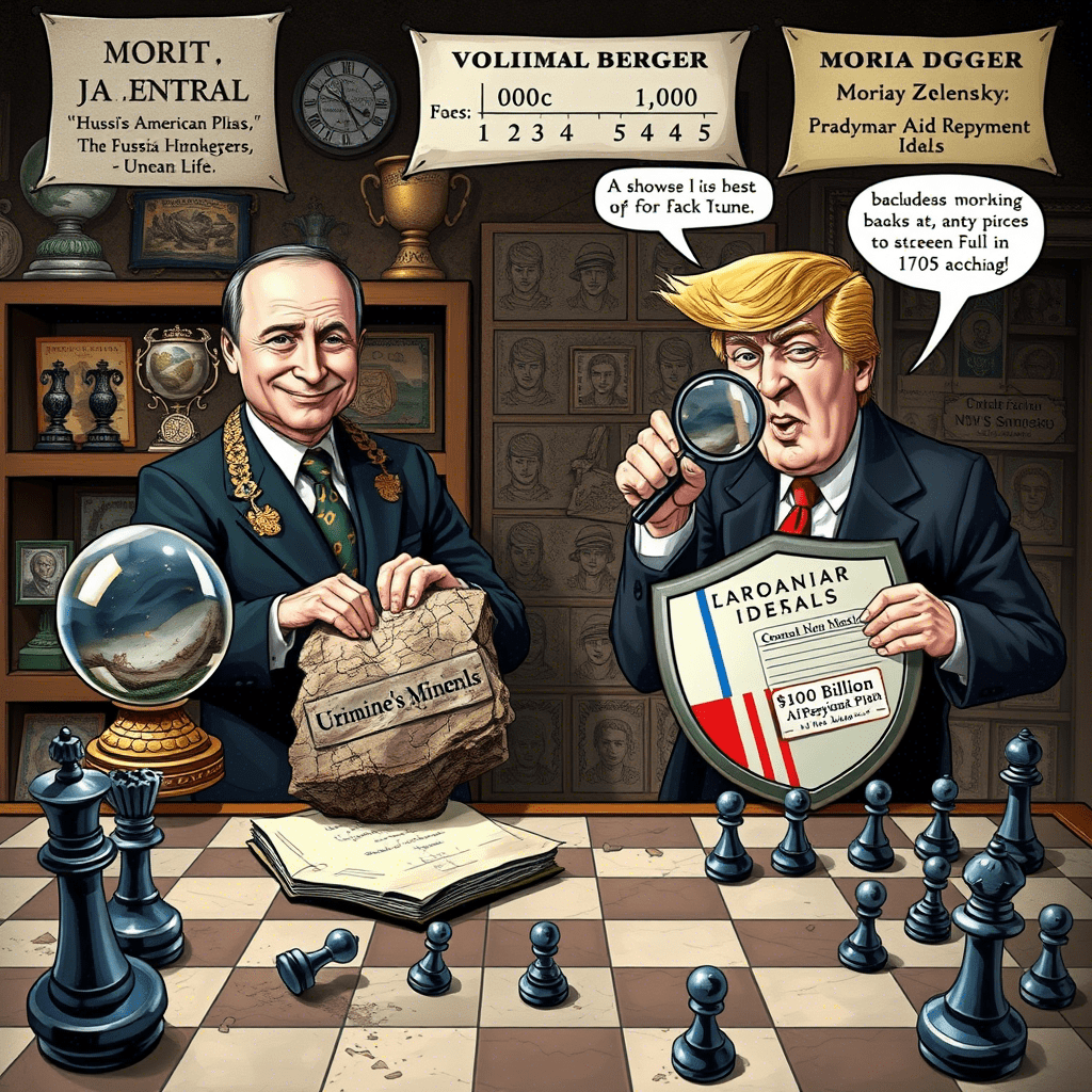 The Price of Power: Putin’s Mineral Gambit and Ukraine’s Stolen&nbsp;Future