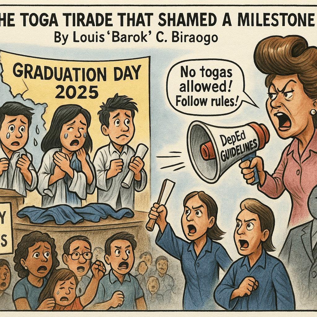 The Toga Tirade That Shamed a&nbsp;Milestone