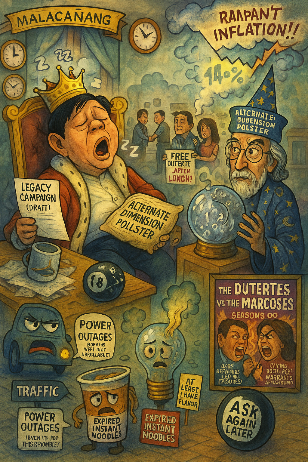 ALERT: Philippine President Now Less Popular Than Traffic, Power Outages, and Expired Instant&nbsp;Noodles