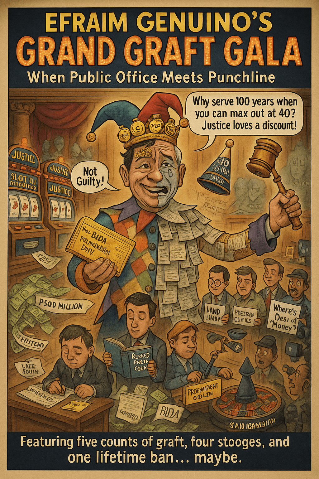 Efraim Genuino’s Grand Graft Gala: A Shameless Plunder Party&nbsp;Exposed