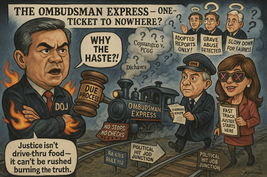 Hasty Justice or Political Hit Job? Remulla’s Defiant Stand Against the Ombudsman’s Reckless&nbsp;Rush