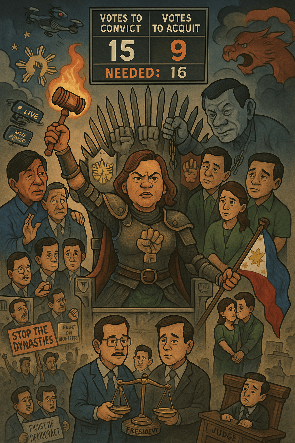 Impeachment Inferno: How the 2025 Elections Set Sara Duterte’s Fate&nbsp;Ablaze&nbsp;