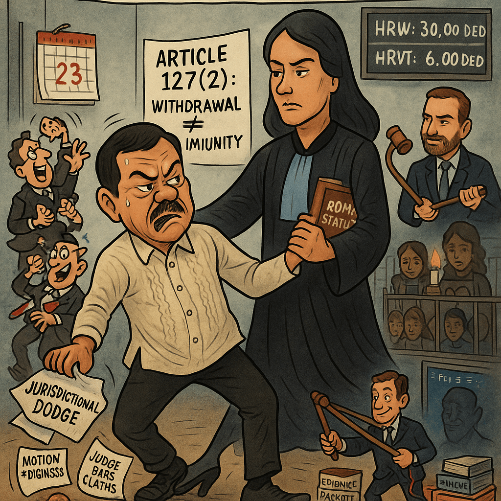 Duterte’s Dance with Denial: Why the ICC Won’t Let Him Waltz&nbsp;Away