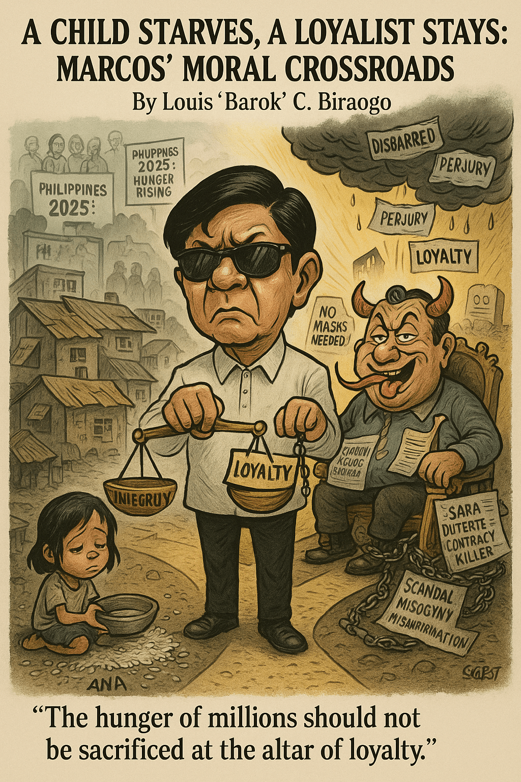 A Child Starves, a Loyalist Stays: Marcos’ Moral&nbsp;Crossroads