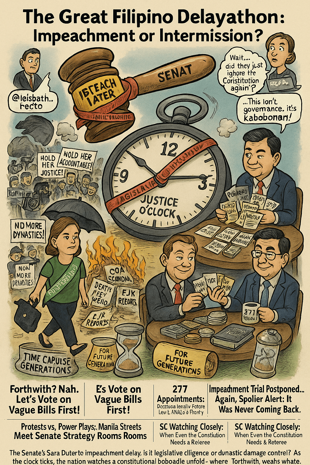 Justice Delayed, Dynasties Enabled: The Senate’s Sara Duterte Impeachment Postponement&nbsp;Dissected