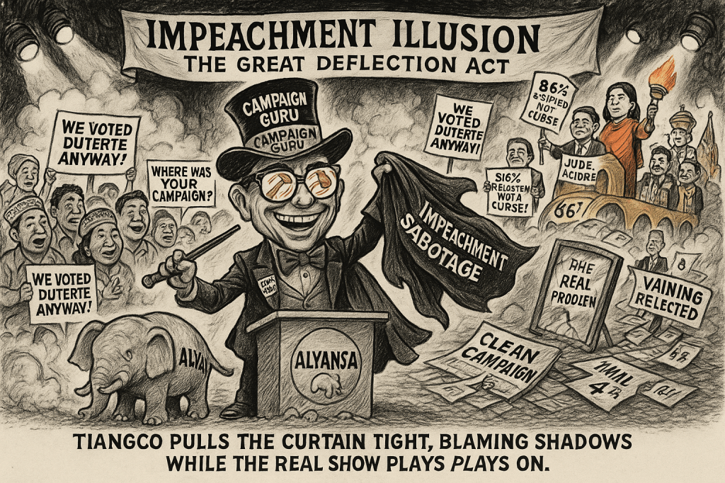 The Impeachment Mirage: How Tiangco’s Blame Game Masks Alyansa’s Epic&nbsp;Collapse
