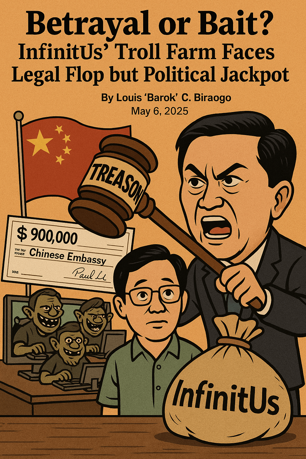 Betrayal or Bait? InfinitUs’ Troll Farm Faces Legal Flop but Political&nbsp;Jackpot