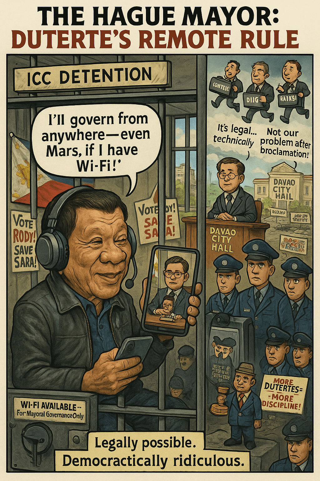 Jailed in The Hague, Ruling Davao: Duterte’s Defiant Bid to Govern from a&nbsp;Cell