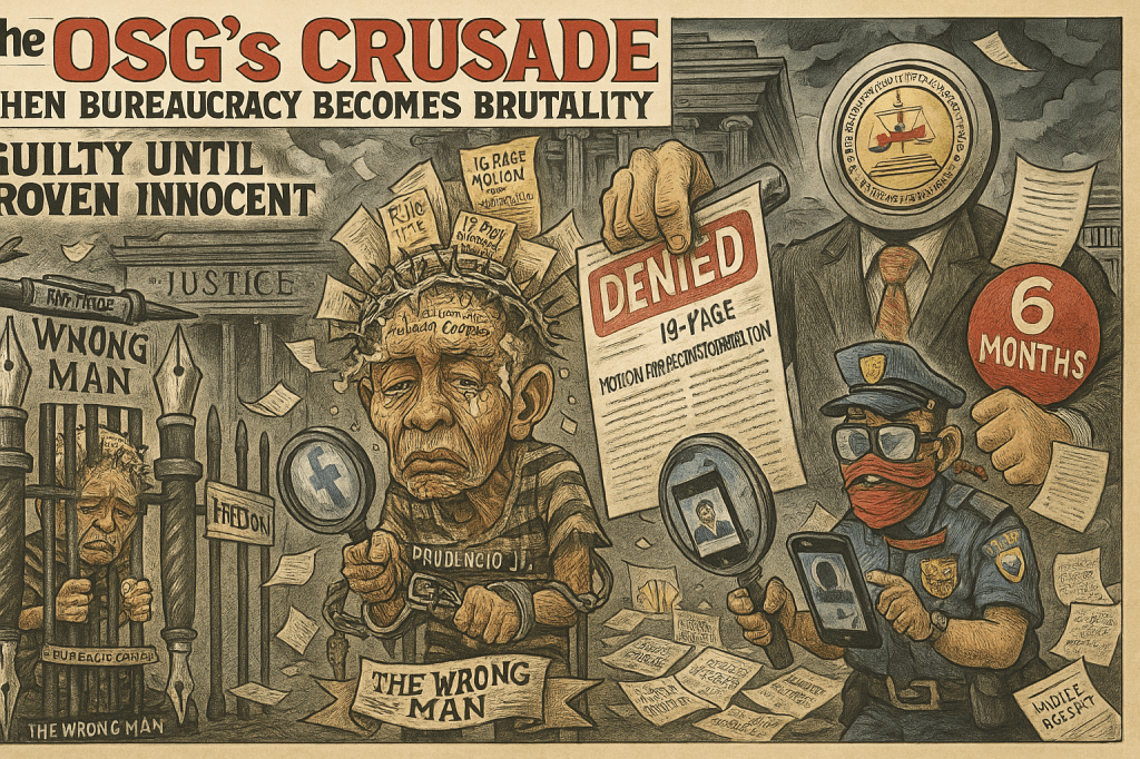 OSG’s Cruel Crusade: Demanding an Innocent 81-Year-Old Back Behind&nbsp;Bars