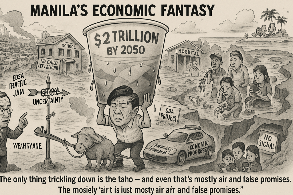 $2 Trillion by 2050? Manila’s Economic Fantasy Flimsier Than a Taho Cup