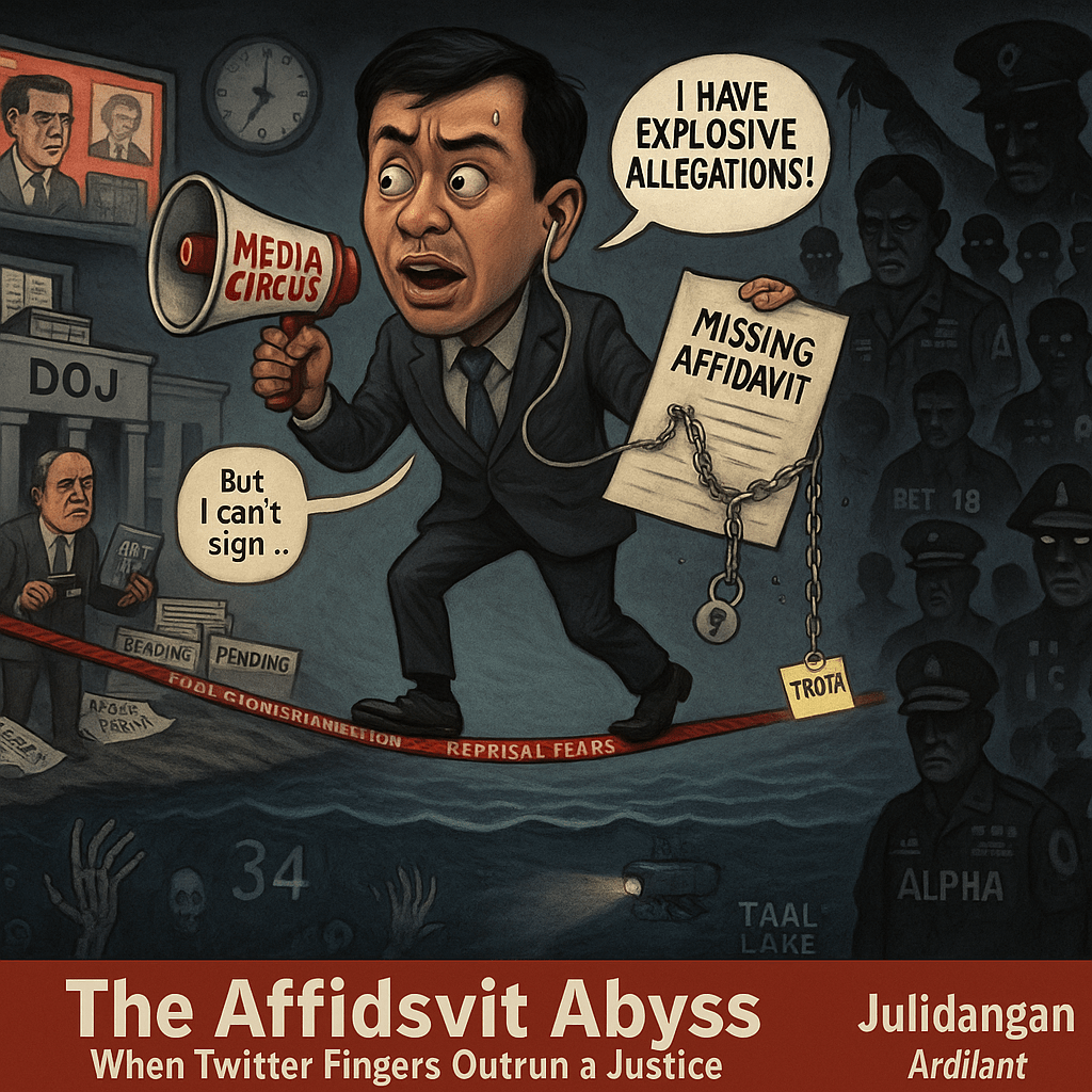 Taal Lake’s Secrets and a Missing Affidavit: Why Patidongan Holds the&nbsp;Key&nbsp;