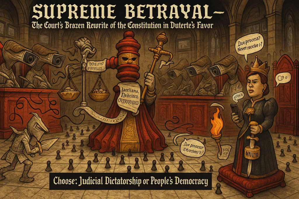 Supreme Betrayal: The Court’s Brazen Rewrite of the Constitution in Duterte’s Favor