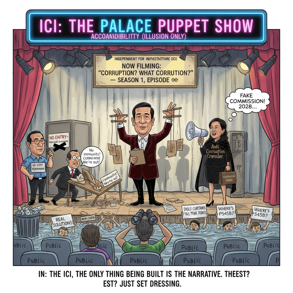 Sara’s Spotlight Steal: The ICI as Marcos’ Scripted Soap&nbsp;Opera