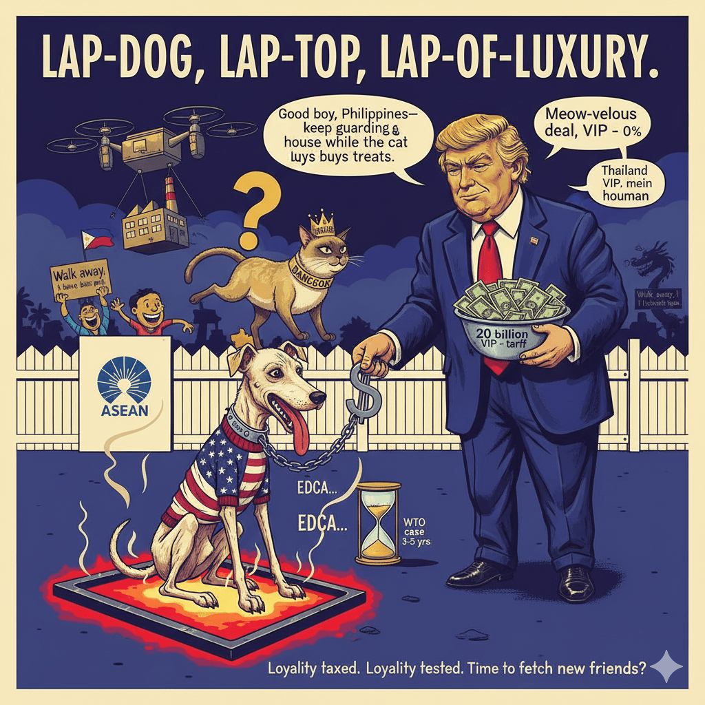 EDCA for Everyone, Tariffs for the Sucker: How the U.S. Rewarded Its Most Loyal&nbsp;Lapdog