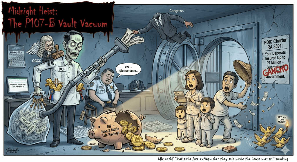 PDIC’s P107 Billion ‘Idle Funds’? Your Life Savings Just Got Demoted to Government Petty&nbsp;Cash