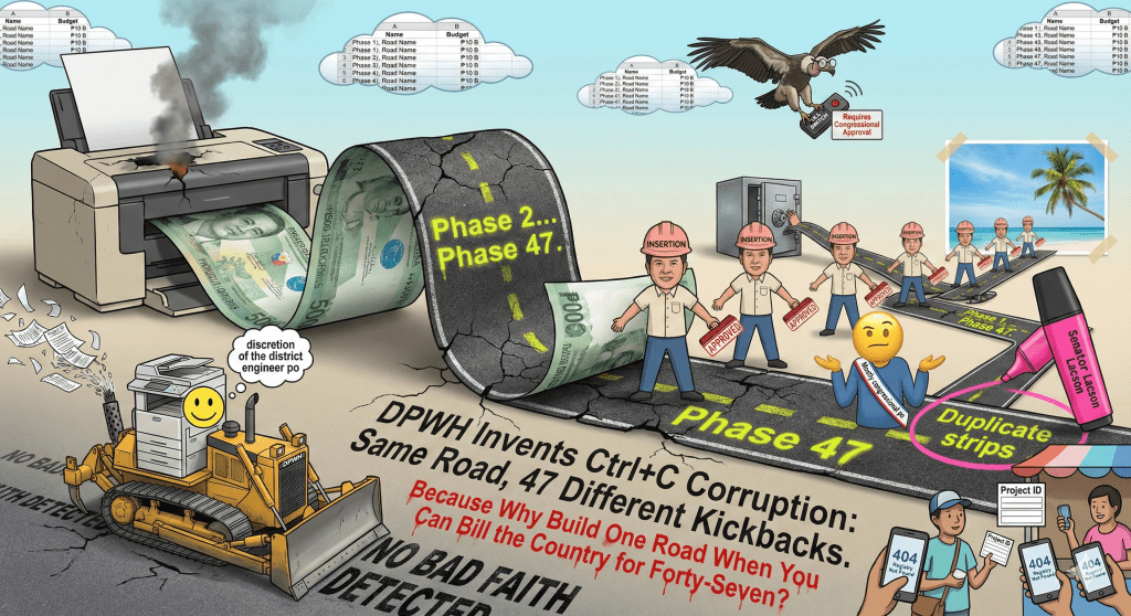 DPWH Invents Ctrl+C Corruption: Same Road, 47 Different&nbsp;Kickbacks
