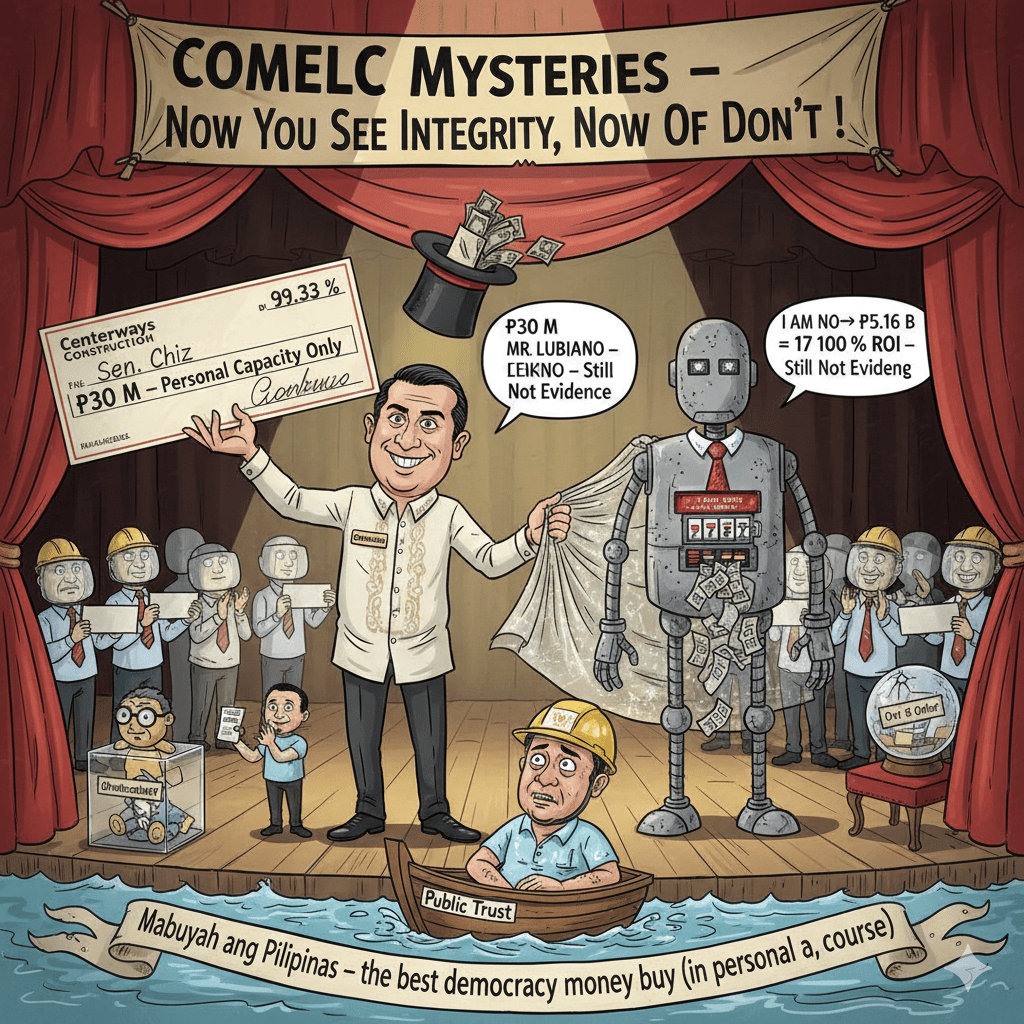 COMELEC Solves Philosophy: Man and His 99.33%-Owned Corporation Are Total&nbsp;Strangers