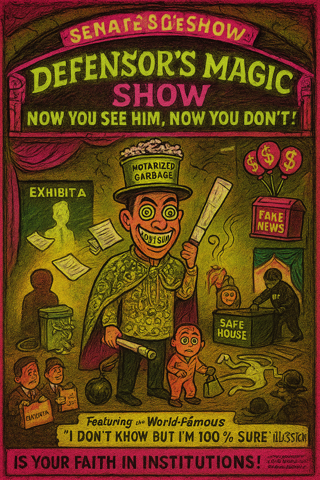 Defensor’s Magic Show: One Witness, Two Affidavits, Zero Evidence, and a Vanishing Family for the&nbsp;Finale