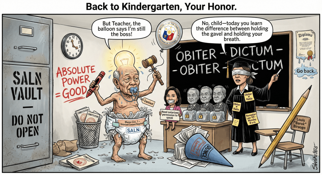 Samuel Martires Should Go Back to Law School