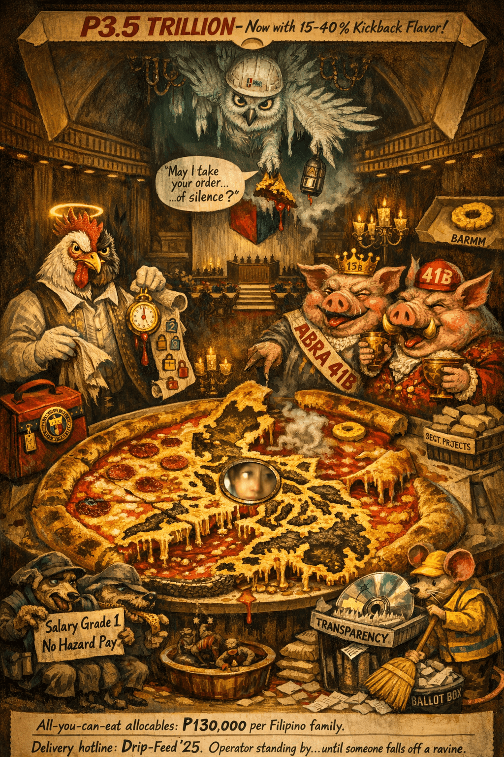 Cabral’s Pizza Party Secrets: The P3.5T Drip-Feed That Fed the&nbsp;Dynasties