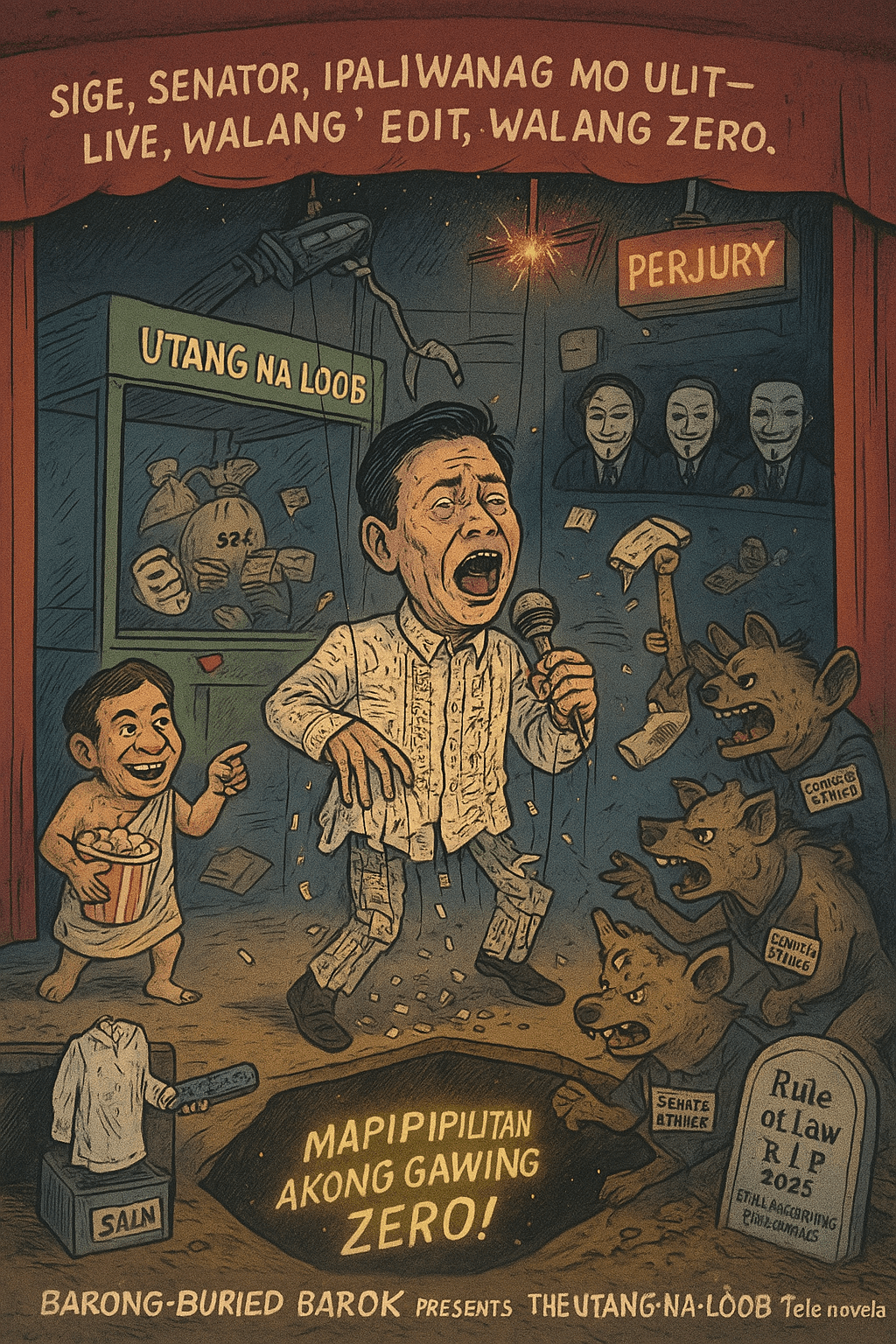 “Mapipilitan Akong Gawing Zero”: The Day Senator Rodante Marcoleta Confessed to Perjury on National Television and Thought We’d Clap for the&nbsp;Creativity