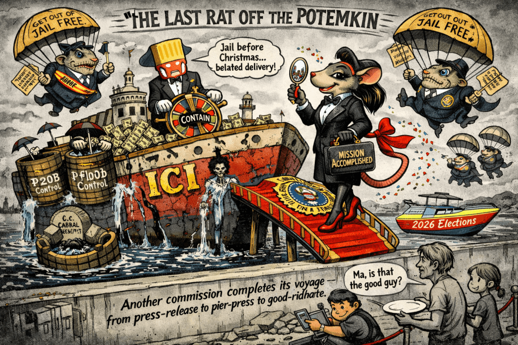 The Independent Commission for Illusions Bows Out – Curtains on the Greatest Farce of&nbsp;2025