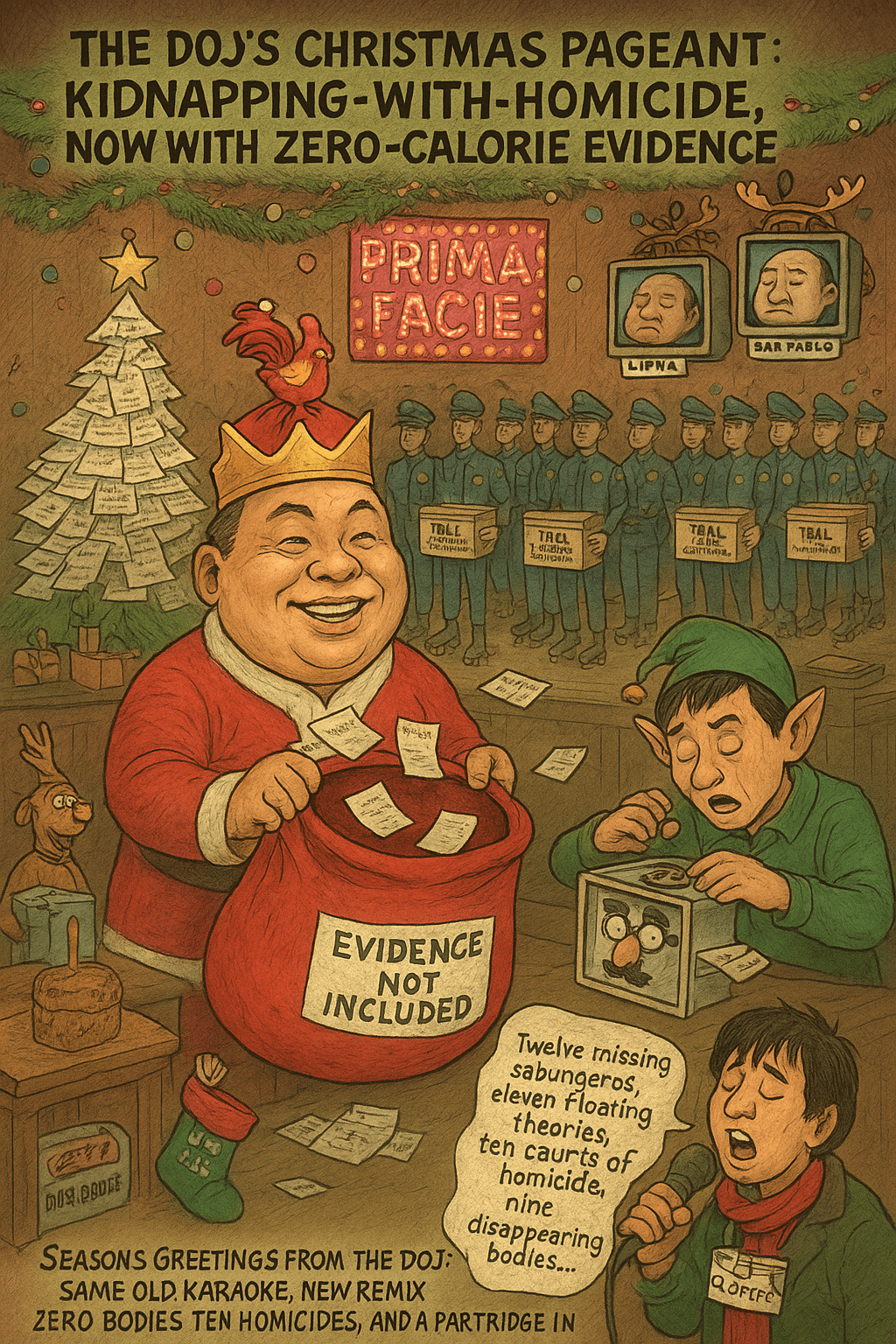 Missing Sabungeros, Missing Bodies, Missing Logic: DOJ’s Christmas Gift to the&nbsp;Nation