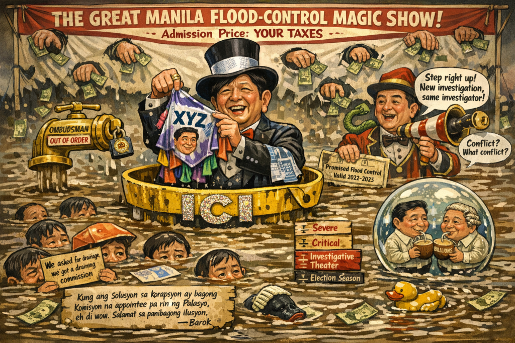 Shell Games and Flood Games: Malacañang’s Guide to Pretending to Fight Corruption