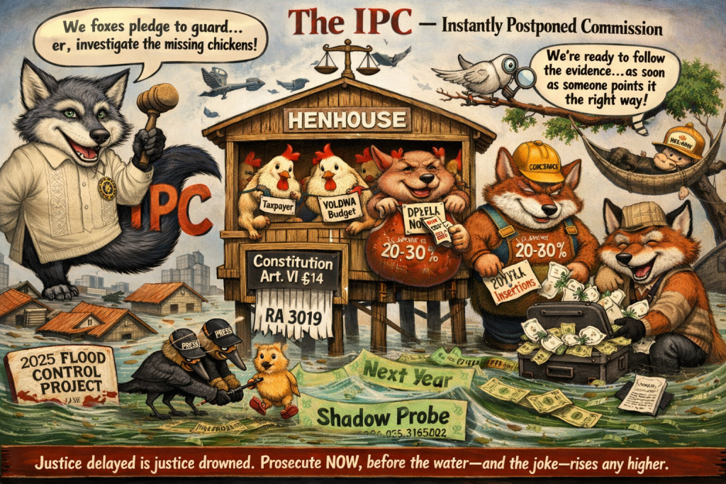 Foxes Form Henhouse Security Committee: Congress Proudly Announces Self-Investigation into Chicken Massacre