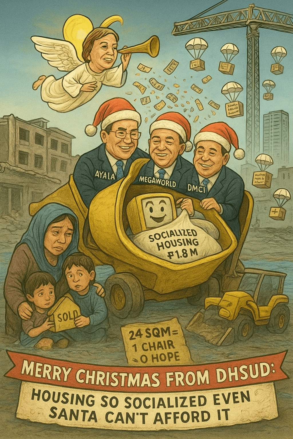 DHSUD’s Christmas Gift to the Poor: A Brand-New Price Tag They’ll Never&nbsp;Afford