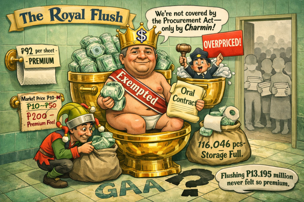 The Ombudsman Should Sue SSS Officials de Claro and Limlingan for P13.195-M Toilet Paper&nbsp;Scam