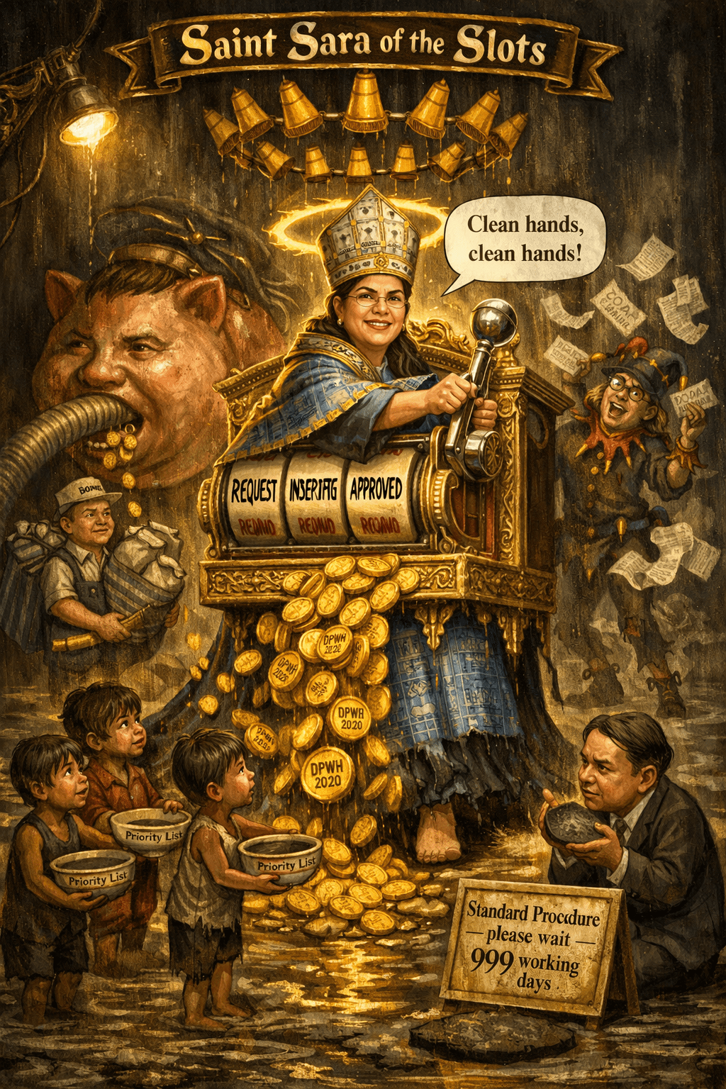 Clean Hands, Dirty Roads: Sara Duterte’s Sermon on Budget Purity Meets Her Own Mayoral Shopping&nbsp;Spree