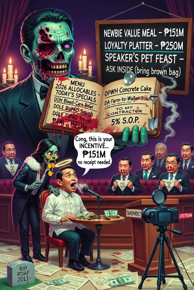 The Batasang Bribe Menu: How Pork Barrel Rose from the Grave in a Lounge&nbsp;Whisper