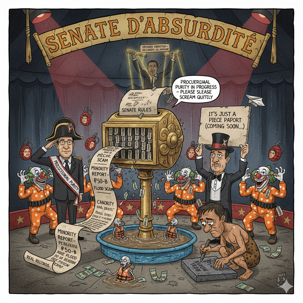 Minority Report or Majority Cover-Up? The Senate’s Version of “It’s Just a Piece of Paper… Full of Names”