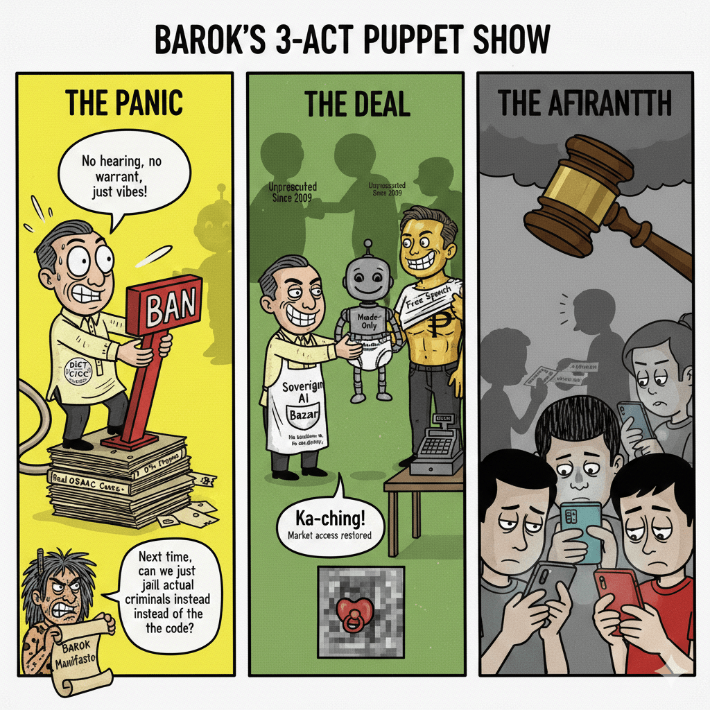 Grok Unbanned in Six Days: The Capitulation, the Customized Castration, and the Eternal Philippine Farce