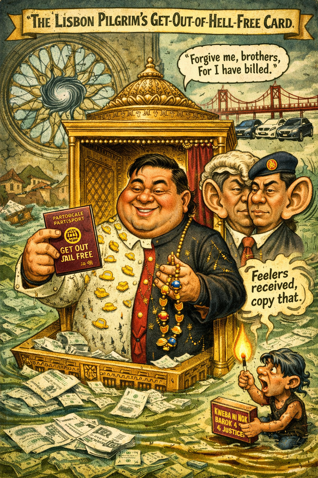 Feelers from a Fugitive: Zaldy Co’s Priestly Whisper and the Rot That Echoes Back