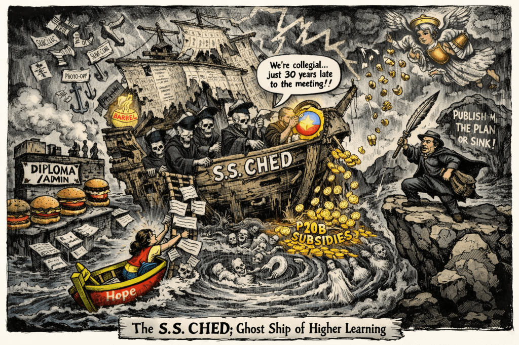 CHED’s Thirty-Year Siesta: How the “Higher” Education Watchdog Napped Through a National&nbsp;Catastrophe