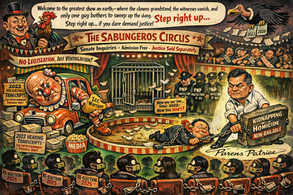 The Sabungeros Circus — Where the Senate Clowned Around and Boying Remulla Actually Did the&nbsp;Work