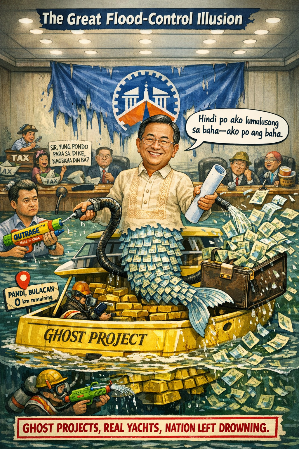 Bonoan’s Flood-Control Illusion: Vanishing Projects, Vanishing Funds, and a Nation Left Drowning in&nbsp;Debt