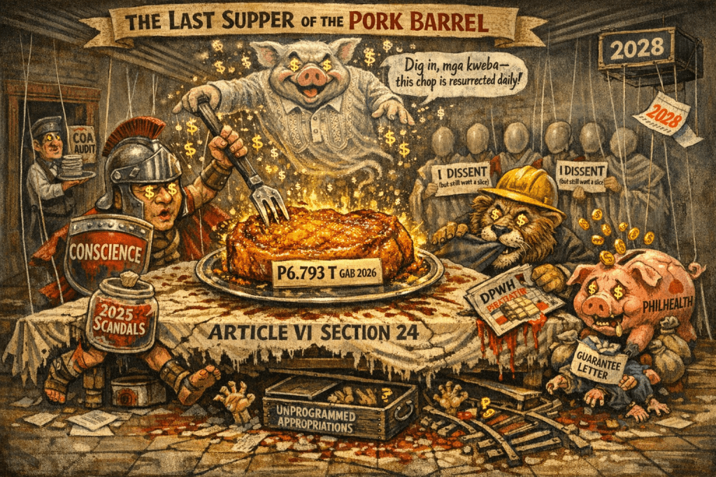 Bicam Circus Maximus: Davao Gladiators Battle Executive Lions for the Last Pork Chop