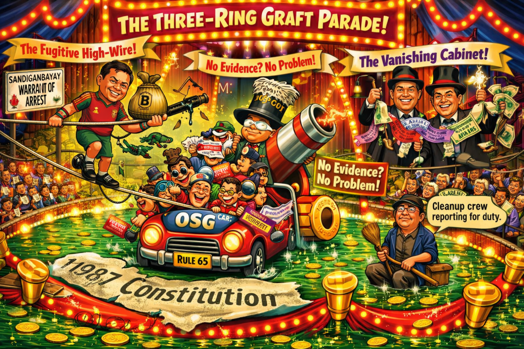 The Co-Defensor-Marcos Impeachment Circus: A Philippine Farce in Three-Ring Corruption