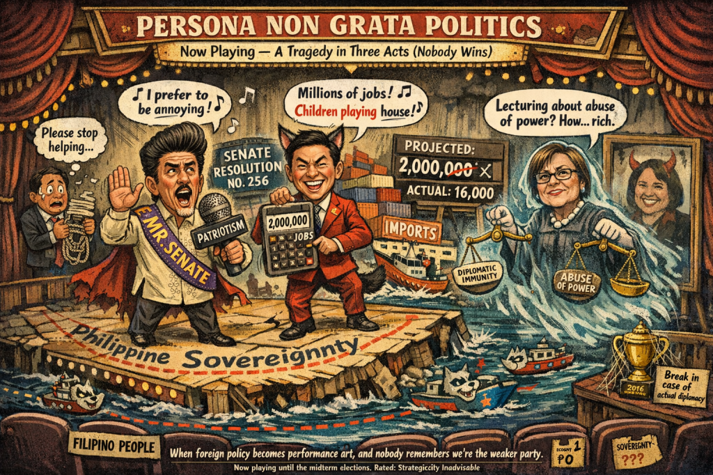 Persona Non Grata Politics: Why the Philippines-China Diplomatic Row Is All Theater and No&nbsp;Strategy