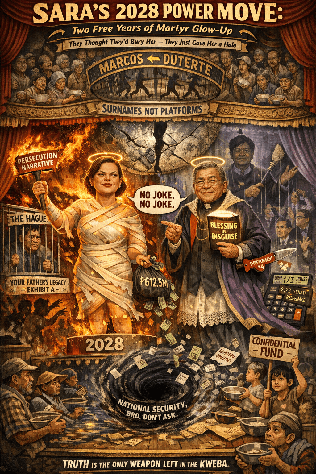 Sara’s 2028 Power Move: Pastor Abante Just Gave Her Two Free Years of Martyr Glow-Up