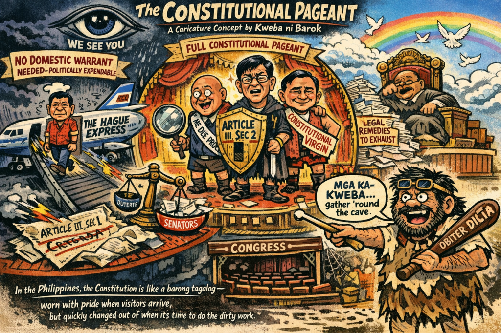 Why Duterte Got the Fast-Track to The Hague but Bato & Bong Go Deserve a Full Constitutional Pageant