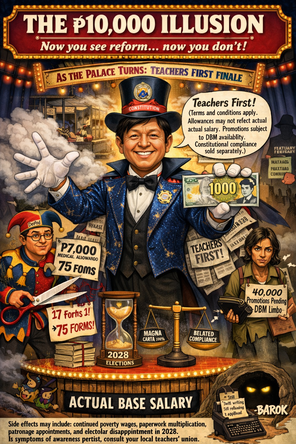 Marcos’ “Teachers First” Mirage: ₱10,000 Allowance or Just Another Vote-Buying&nbsp;Photo-Op?