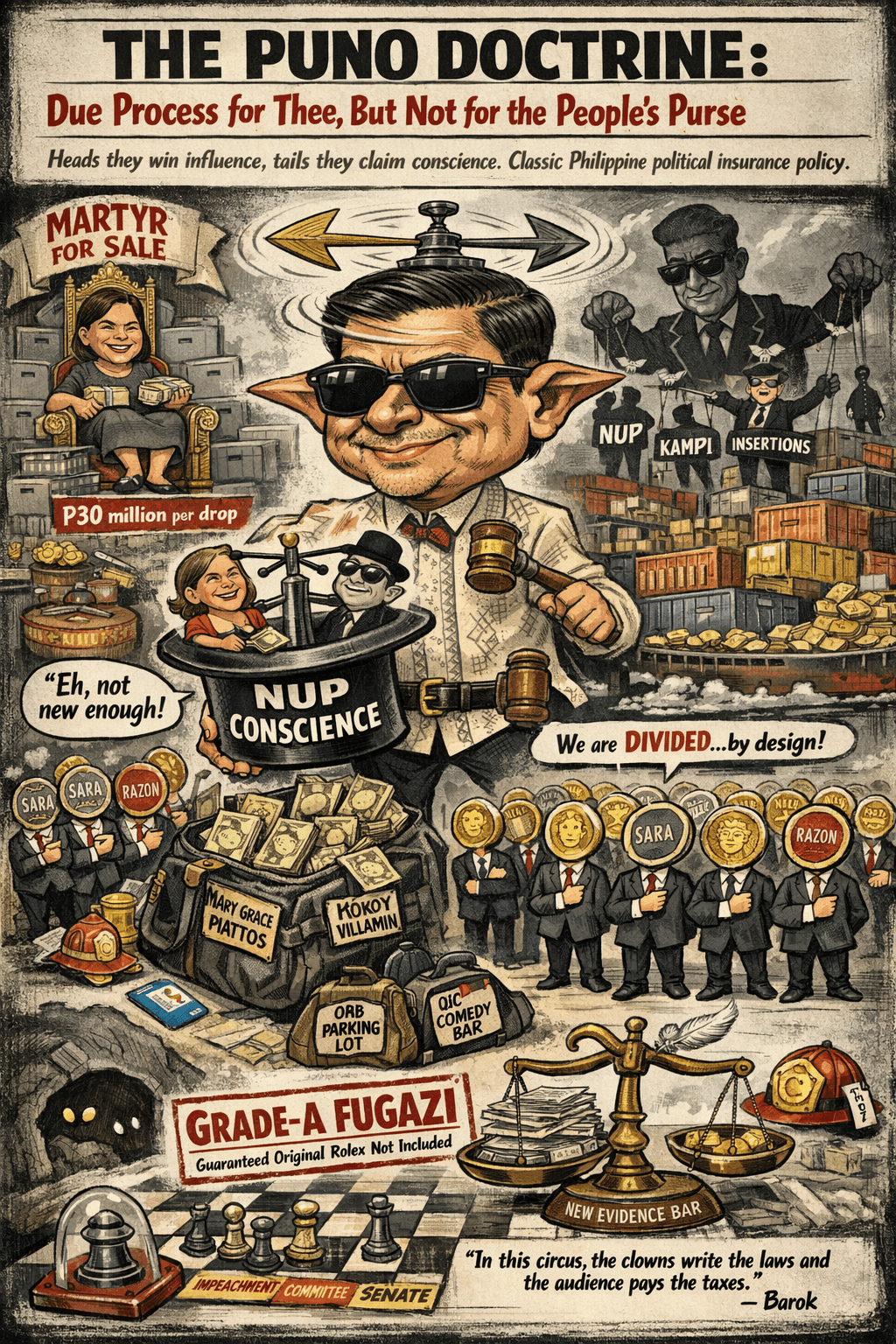 Ronaldo Puno’s Conscience Vote: Hedging Bets While Sara Counts the&nbsp;Bags